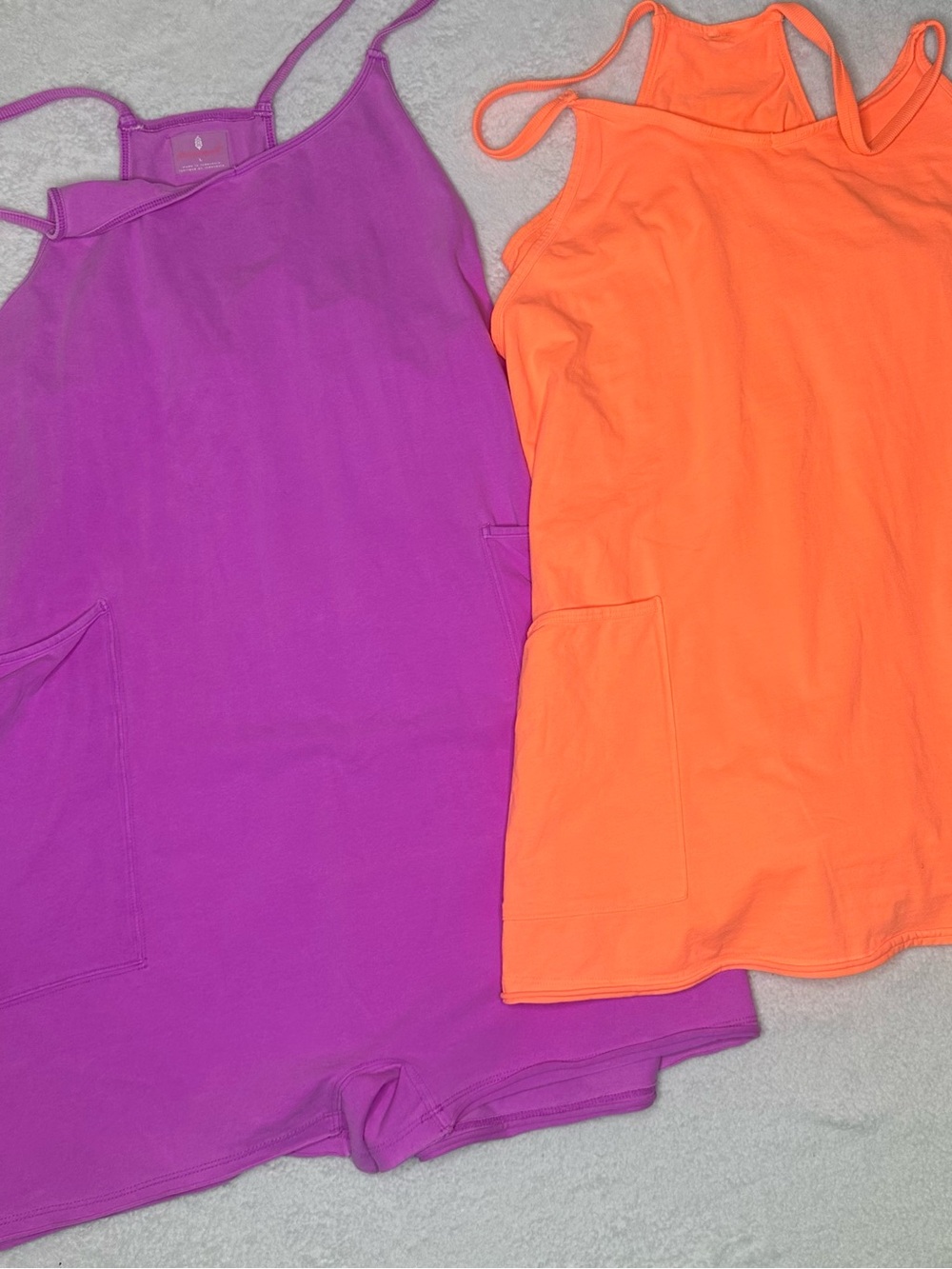 FP Movement by Free People Romper Bundle 2 Pc Purple Orange Size L Pockets